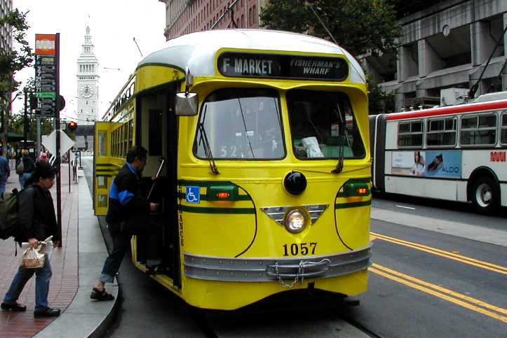 San Francisco MUNI Cincinnati streetcar 1057